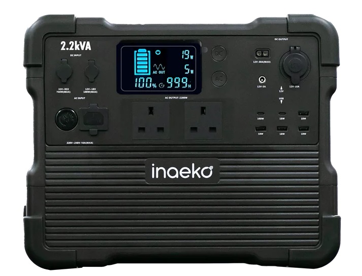 INA EKO 2200w INVERTER WITH 2 PANEL OF 500W